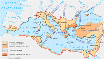 Cesarstwo bizantyjskie w VI-XV w.