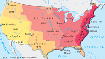 Ekspansja terytorialna Stanów Zjednoczonych.