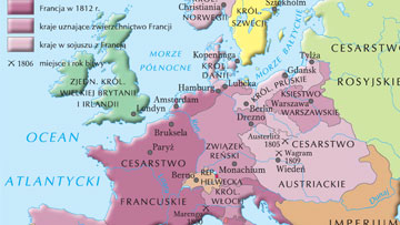 Europa napoleońska w 1812 r.