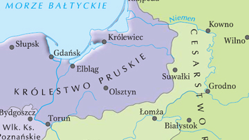 Ziemie polskie w 1815 r., po kongresie wiedeńskim.